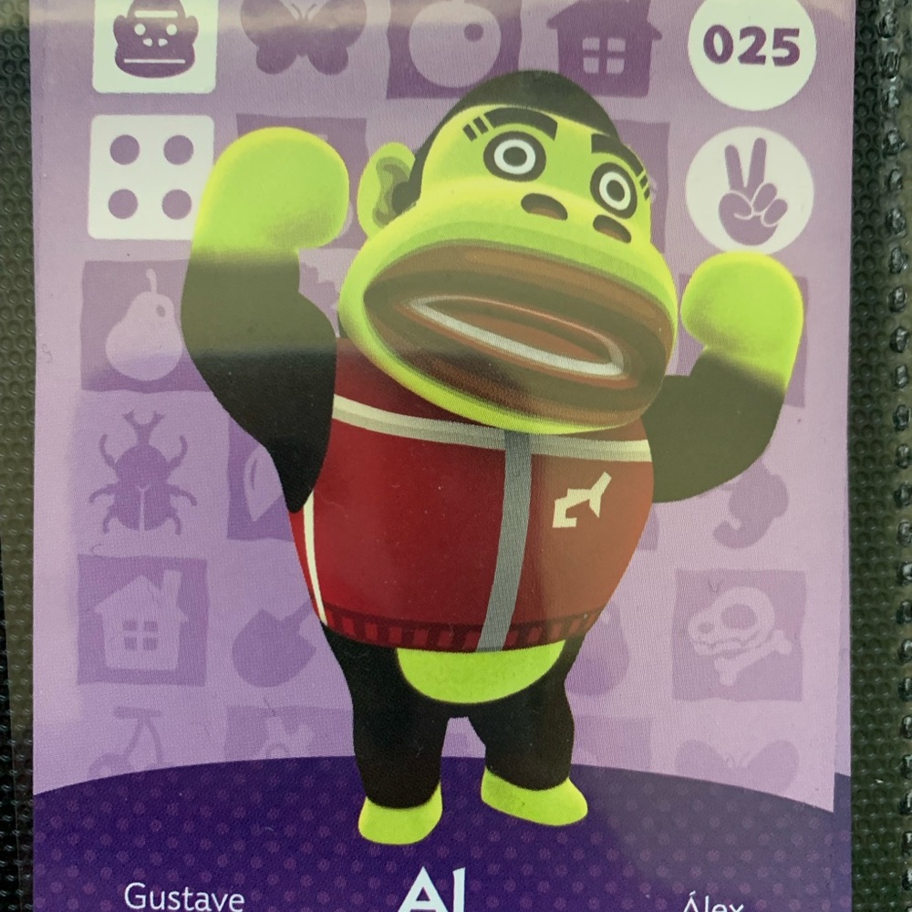 Al 025 - Nintendo Animal Crossing amiibo card